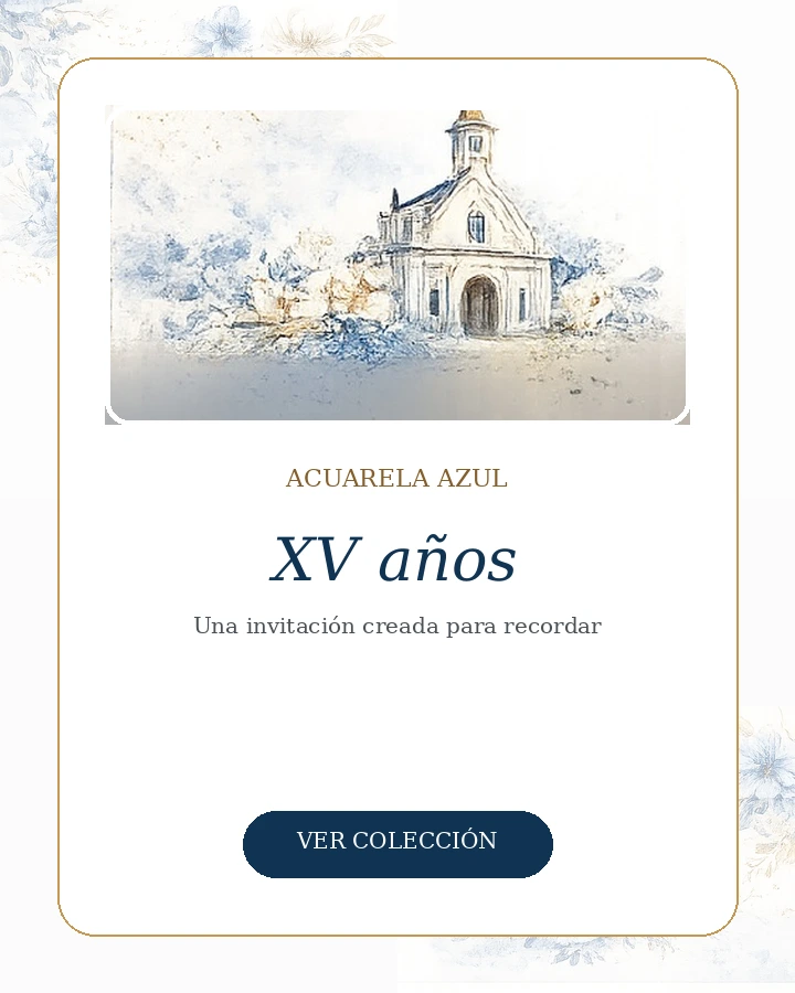 Colección Acuarela azul